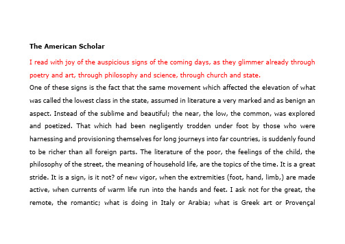 12.The American Scholar