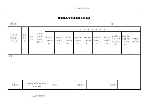 《建筑施工安全检查标准》JGJ59_2011[全套]