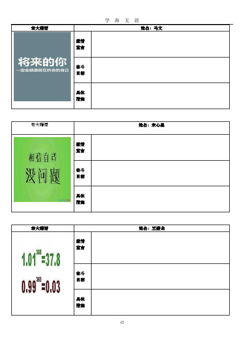 高考励志卡片(2020年九月整理).doc