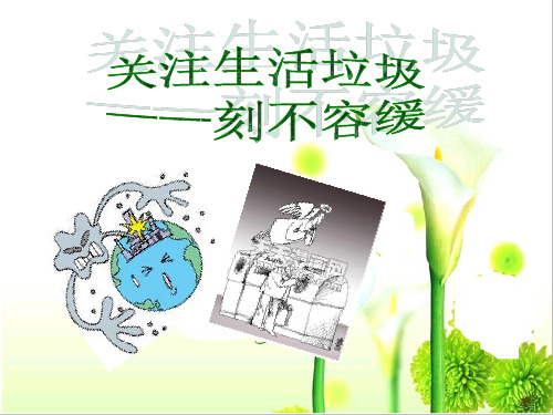 《垃圾的处理》PPT课件