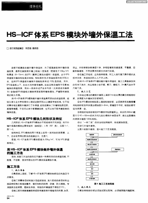 HS—ICF体系EPS模块外墙外保温工法