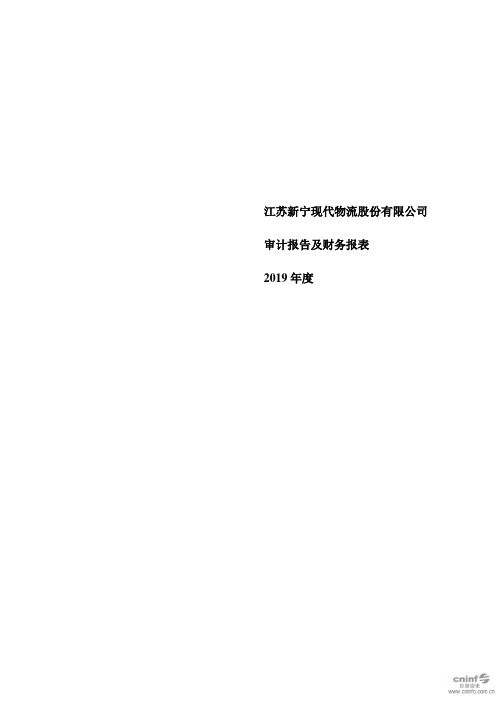 新宁物流：2019年年度审计报告
