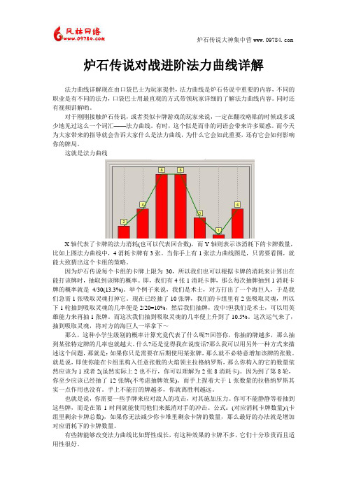 炉石传说对战进阶法力曲线详解