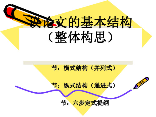 初中作文指导：《议论文的基本结构》PPT