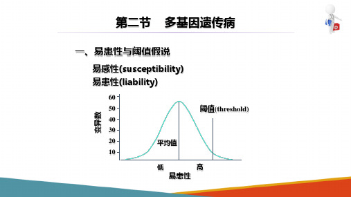 多基因病—多基因遗传病