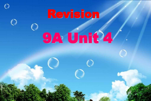 中考复习9a unit4课件