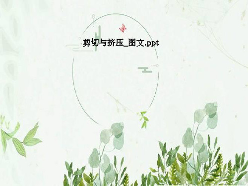 剪切与挤压_图文