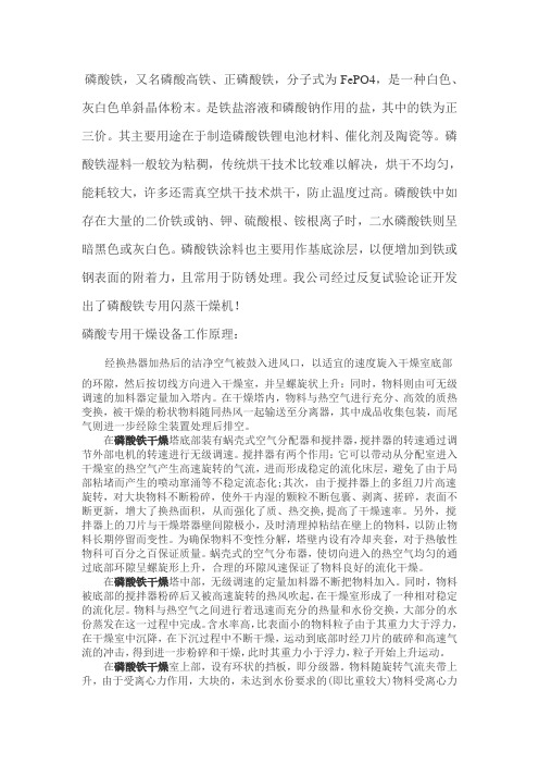 磷酸铁干燥设备