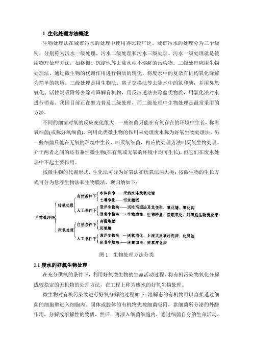 生化处理—活性污泥法