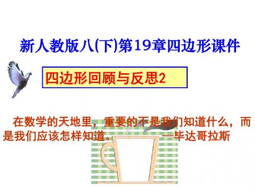 四边形回顾与反思 PPT课件 1 人教版