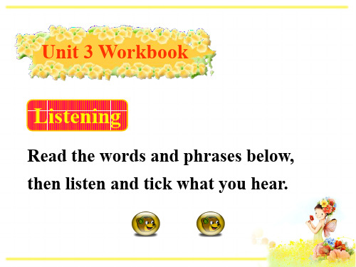 人教版高中英语必修5课件：Unit3 Workbook (共76张PPT)