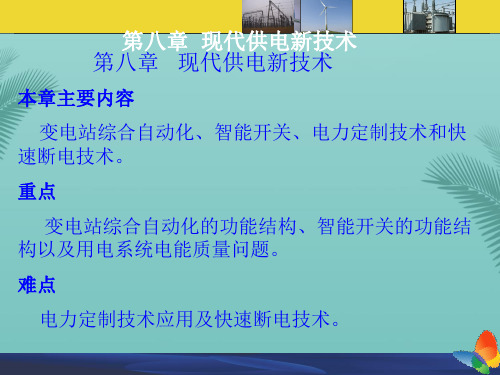 现代供电新技术.优秀精选PPT
