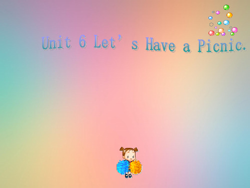 let's have a picnicPPT教学课件