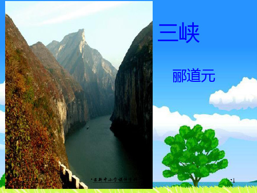 推荐鄂教版八下语文第六单元第22课《三峡》参考课件