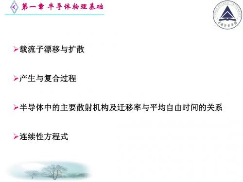 第一章半导体物理基础-孟庆巨第2部分