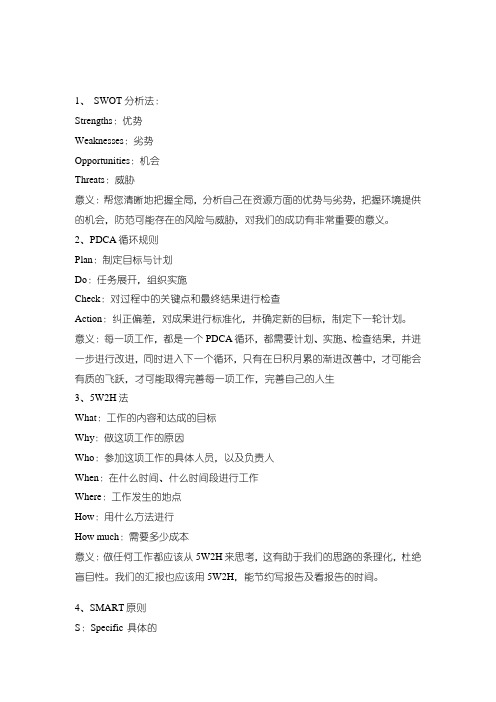企业分析方法