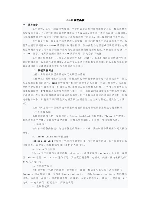 OLED真空蒸镀