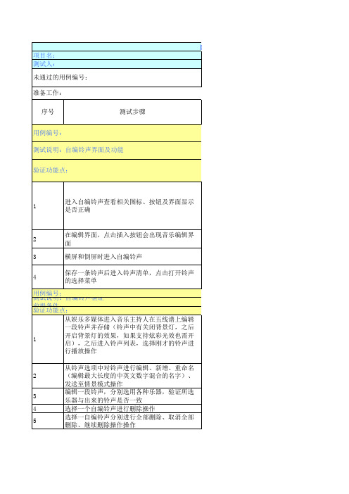 自编铃声模块测试(P707)