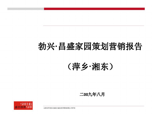 房产项目策划营销报告