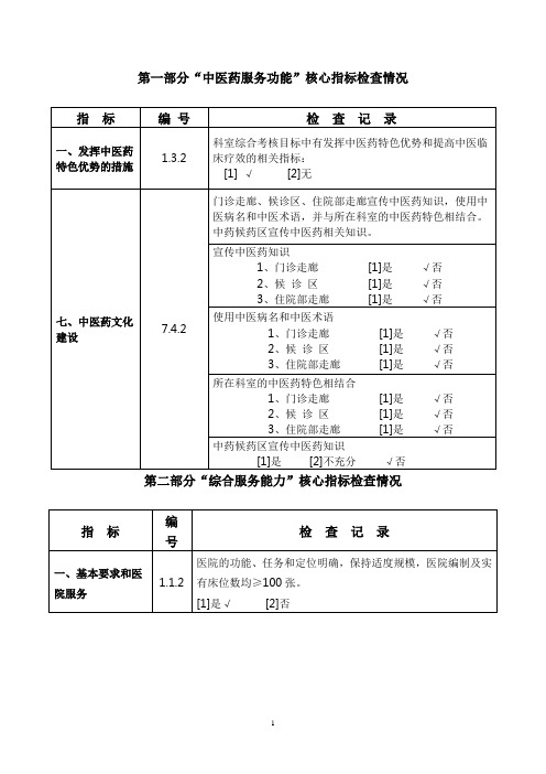 二级骨伤医院评审手册