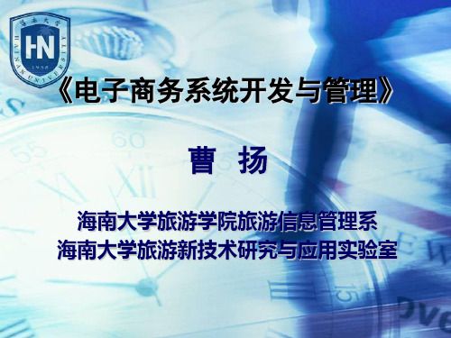 《电子商务系统开发与管理》第1章 绪论