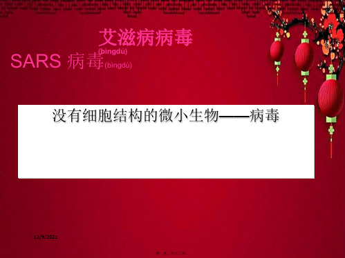 八年级生物上册 第五单元 第五章 病毒课件上册生物课件