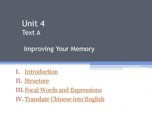 Unit 4 Text A