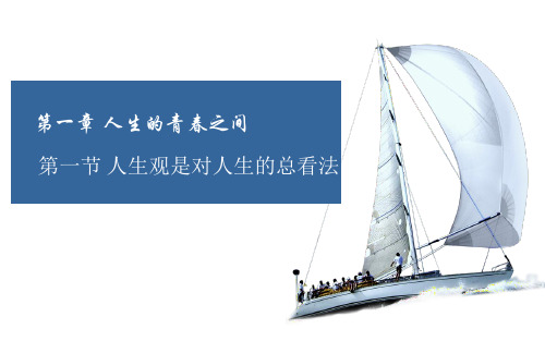 人生观是对人生的总看法