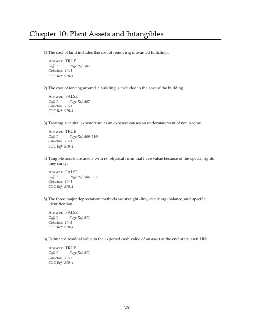 《会计学》(第7版)试题库 horngren_acct7_ch10tif