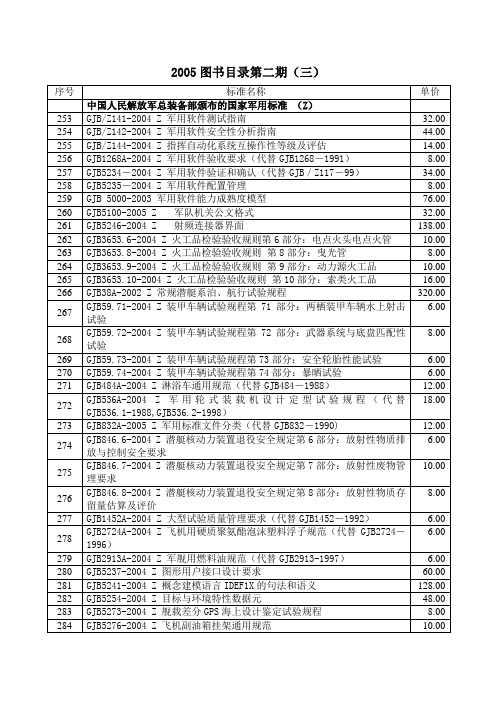 2005图书目录第二期(三)