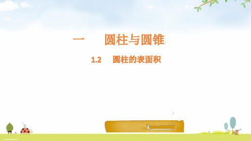 六年级下册数学课件-第2节 圆柱的表面积-北师大版(共22张PPT)