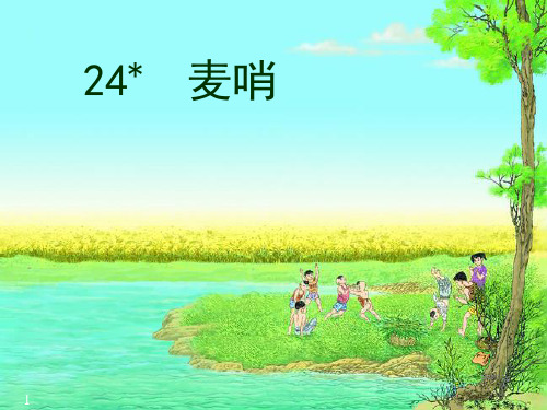 人教版新课标四年级语文下册精品课件24.麦哨