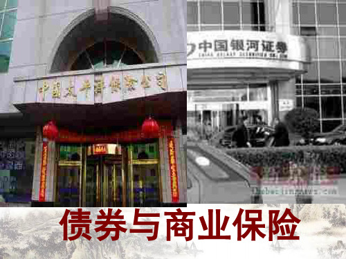 债券与商业保险PPT课件解析2 人教版