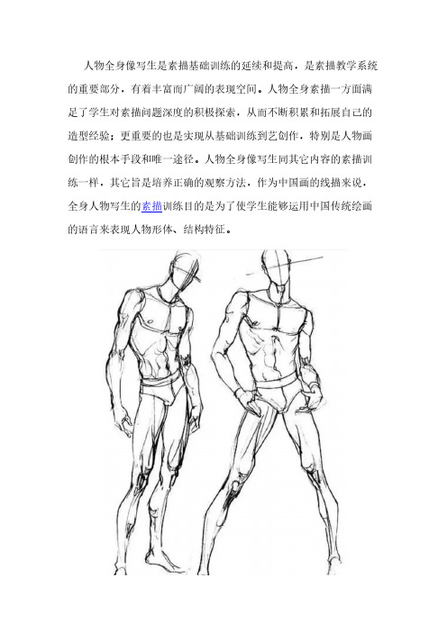 全身人物的结构与比例
