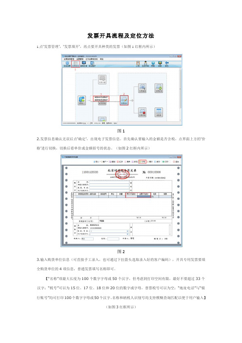发票开具方法