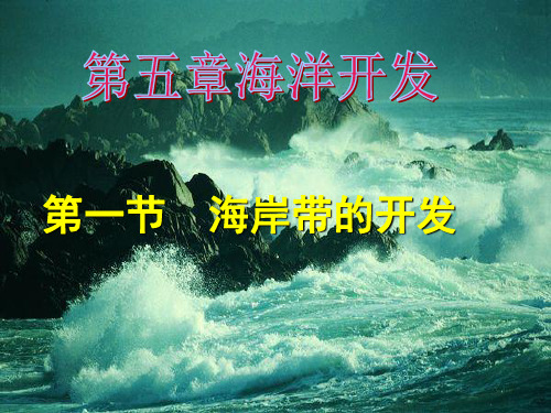 人教版高二地理选修2 第一节 海岸带的开发 (共15张PPT)优秀课件