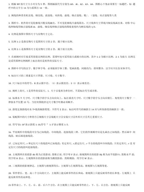 最牛逼的机械制图基础知识.doc