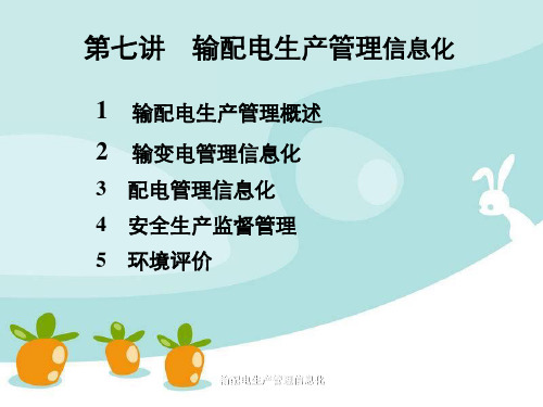 输配电生产管理信息化
