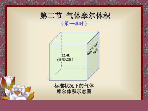 高一化学气体摩尔体积