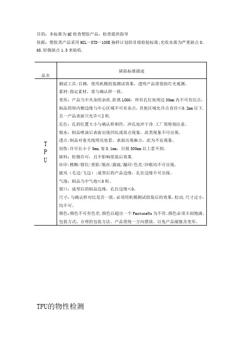 TPU检测报告