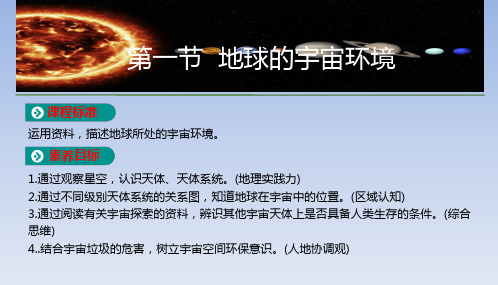 2020-2021学年人教版(2019)人教版-必修第一册第一章-第一节地球的宇宙环境