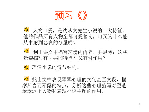 高一语文边城7PPT课件