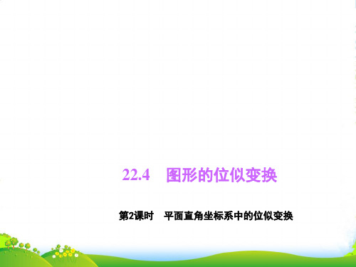 沪科版九年级数学上册《图形的位似变换》第2课时课件