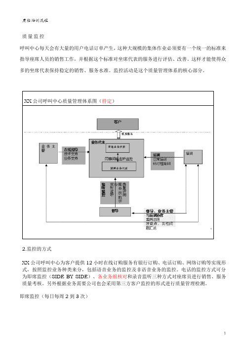 CC质检培训流程讲解