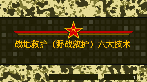 战地救护PPT参考幻灯片