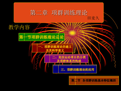 第二章 项群训练理论-PPT文档资料