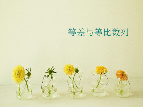 等差与等比数列综合PPT教学课件