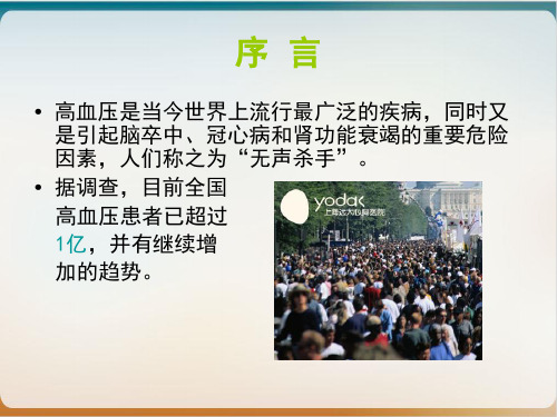 高血压预防和控制课件PPT