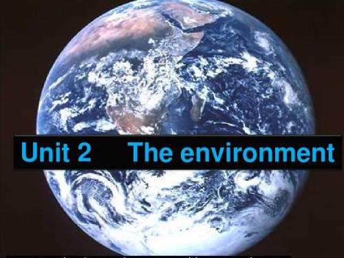 译林牛津版高中英语Module+5+Unit+2+The+environment+课件+(共36张PPT)