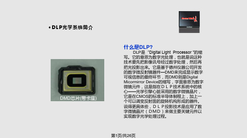 DLP背投技术资料PPT课件